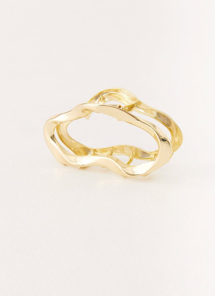 Wave Gold Clip